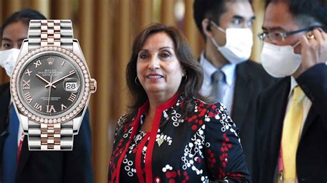 ministro con rolex|rolex dina boluarte.